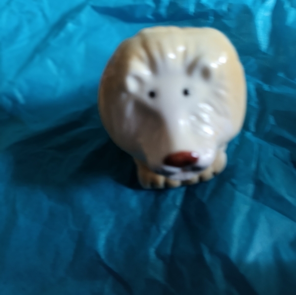 Vintage Genuine Bone China Small Lion Figurine - Picture 2 of 4